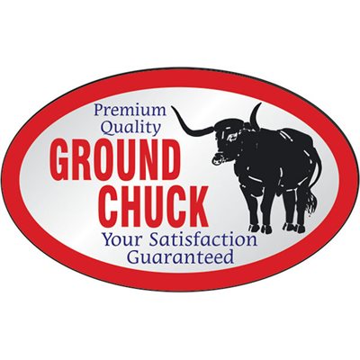 Ground Chuck Foil Label