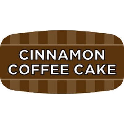 Cinnamon Coffee Cake Flavor Label