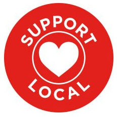 Support Local Icon 1" Circle Label