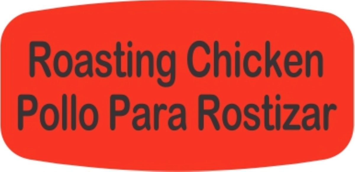 Roasting Chicken - Pollo para Rostizar Dayglo Label - 10 MIN