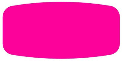 Blank Fluorescent Pink Day Glo Label