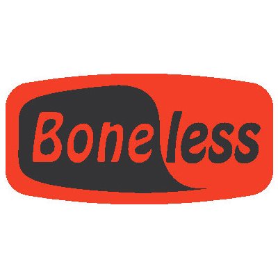 Boneless Dayglo Label