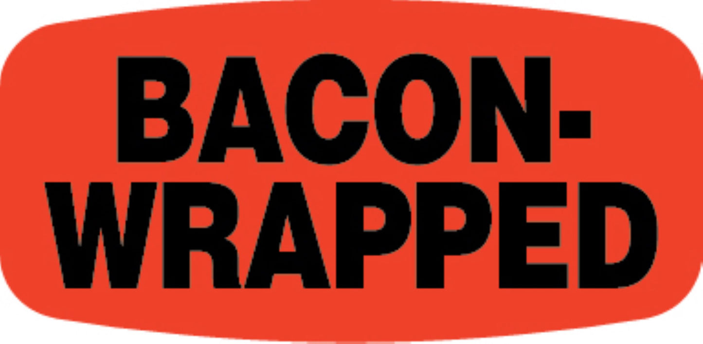 Bacon-Wrapped DayGlo Label