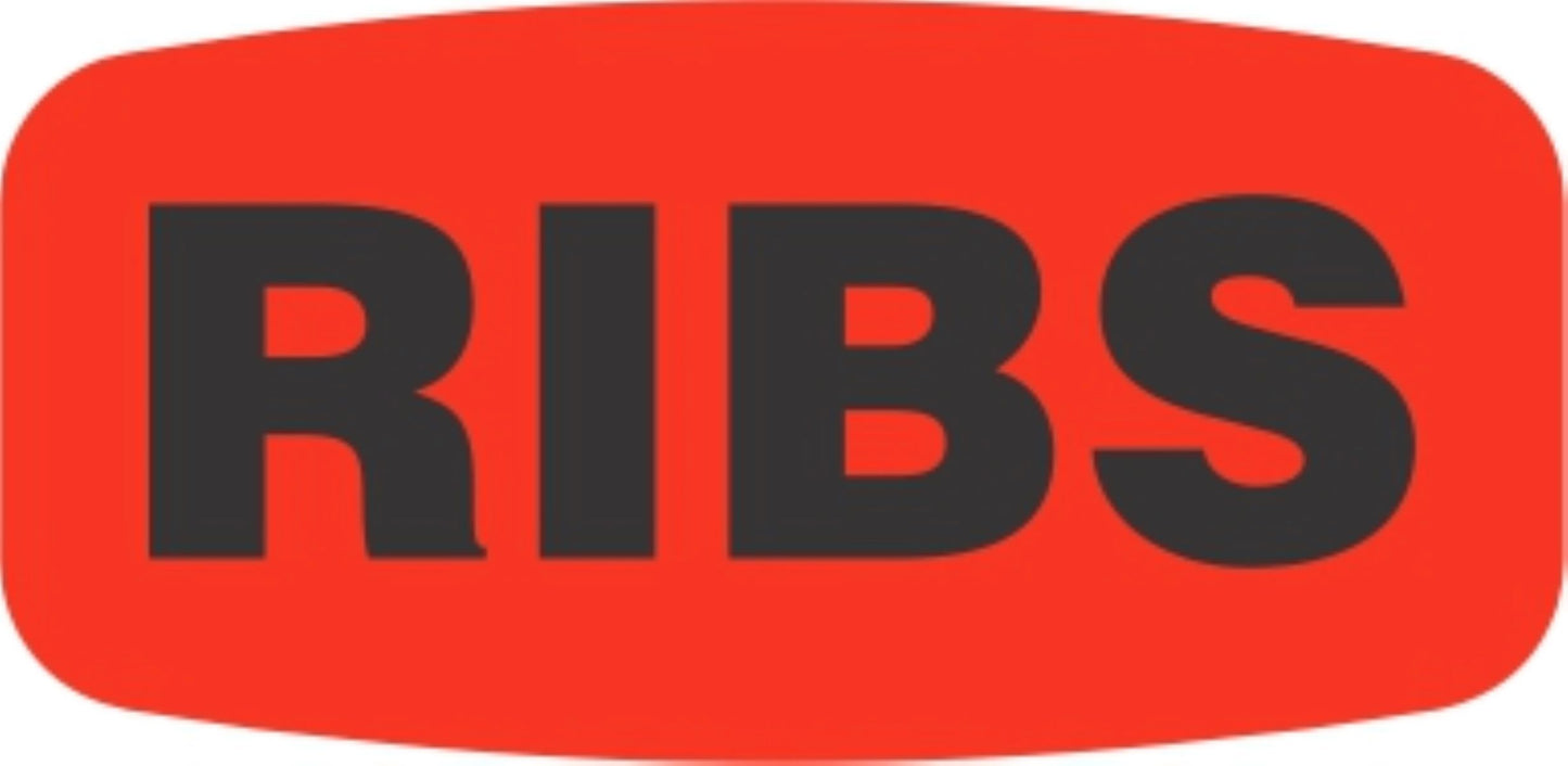 Ribs Dayglo Label - 10 MIN