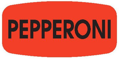 Pepperoni DayGlo Label