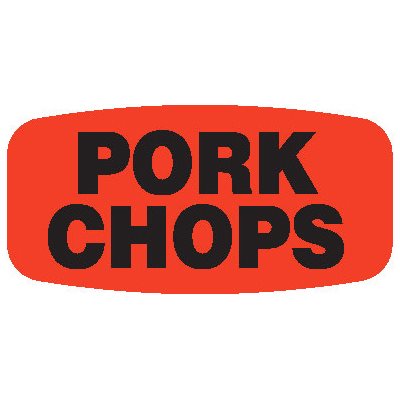 Pork Chops DayGlo Label