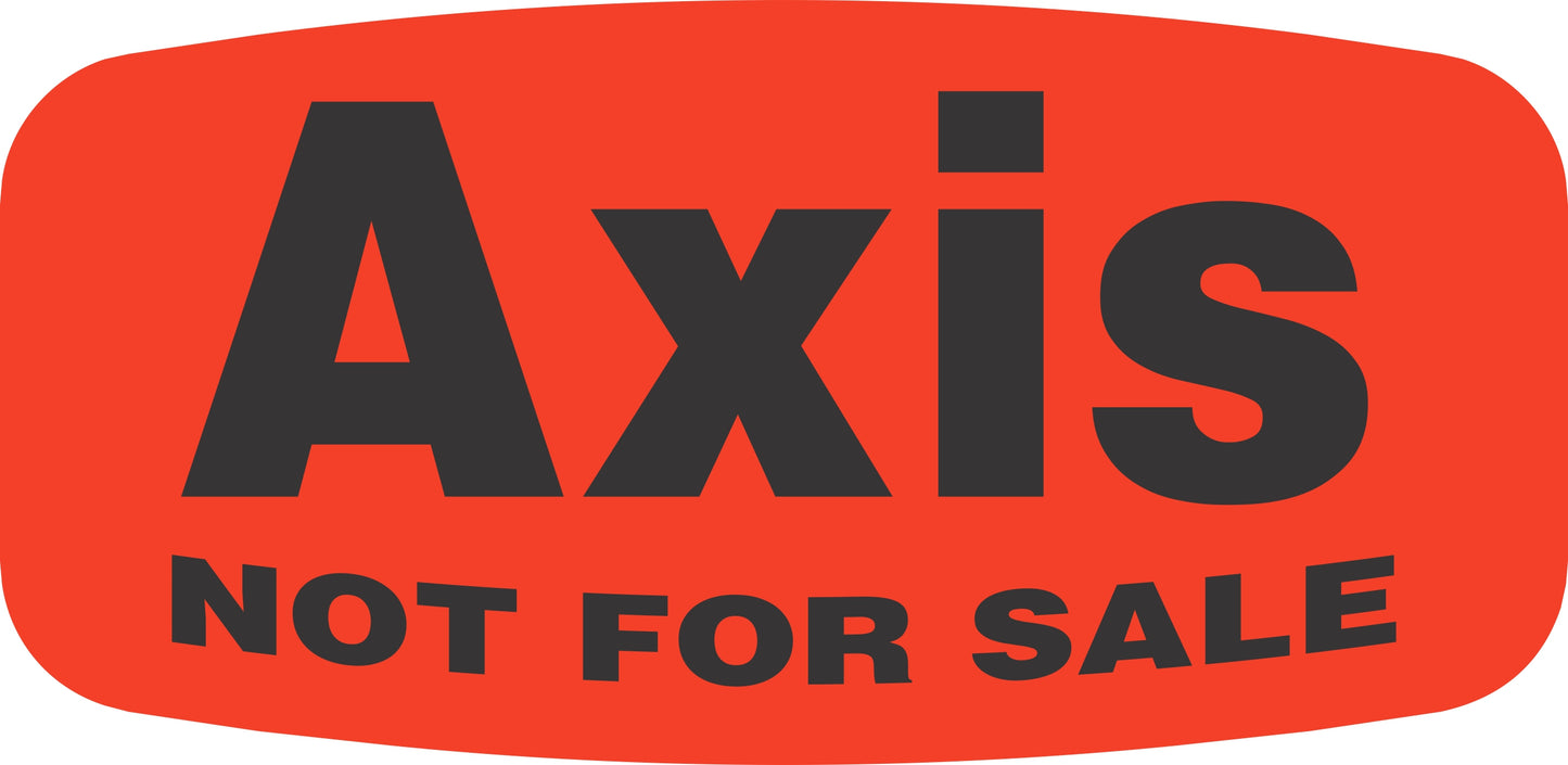 Axis NOT FOR SALE Label