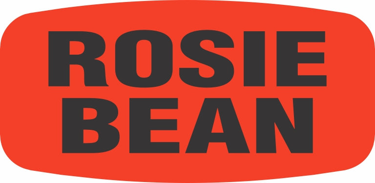 Rosie Bean DayGlo Label