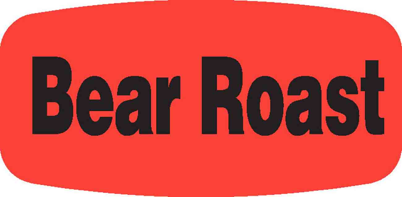 Bear Roast DayGlo Label - 10 MIN