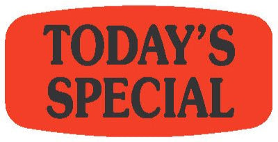 Today's Special DayGlo Label