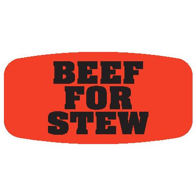 Beef For Stew DayGlo Label