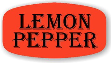Lemon Pepper DayGlo Label