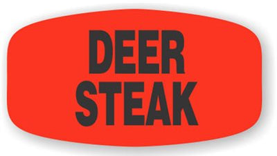 Deer Steak DayGlo Label