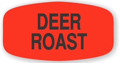 Deer Roast DayGlo Label