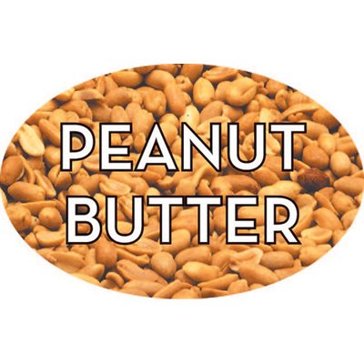 Peanut Butter Flavor Labels, Peanut Butter Flavor Stickers