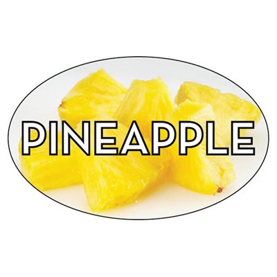 Pineapple Flavor Label