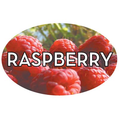 Raspberry Flavor Label