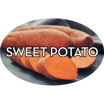 Sweet Potato Flavor Labels, Sweet Potato Flavor Stickers