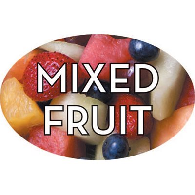 Mixed Fruit Flavor Labels, Mixed Fruit Stickers