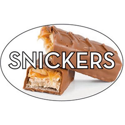 Snickers Flavor Label