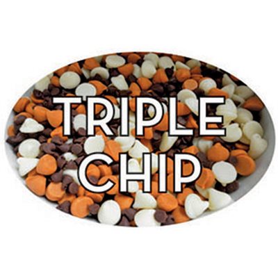 Triple Chip Flavor Labels, Triple Chip Flavor Stickers