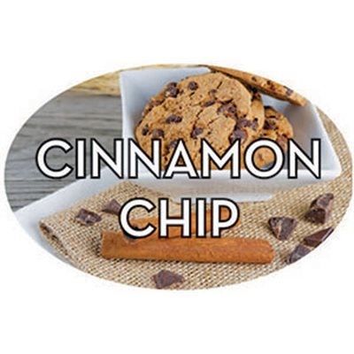Cinnamon Chip Flavor Labels, Cinnamon Chip Flavor Stickers