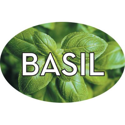 Basil Flavor Label