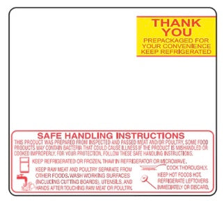 Mettler Toledo 2.625" x 2.375" Scale Labels - 4" Core