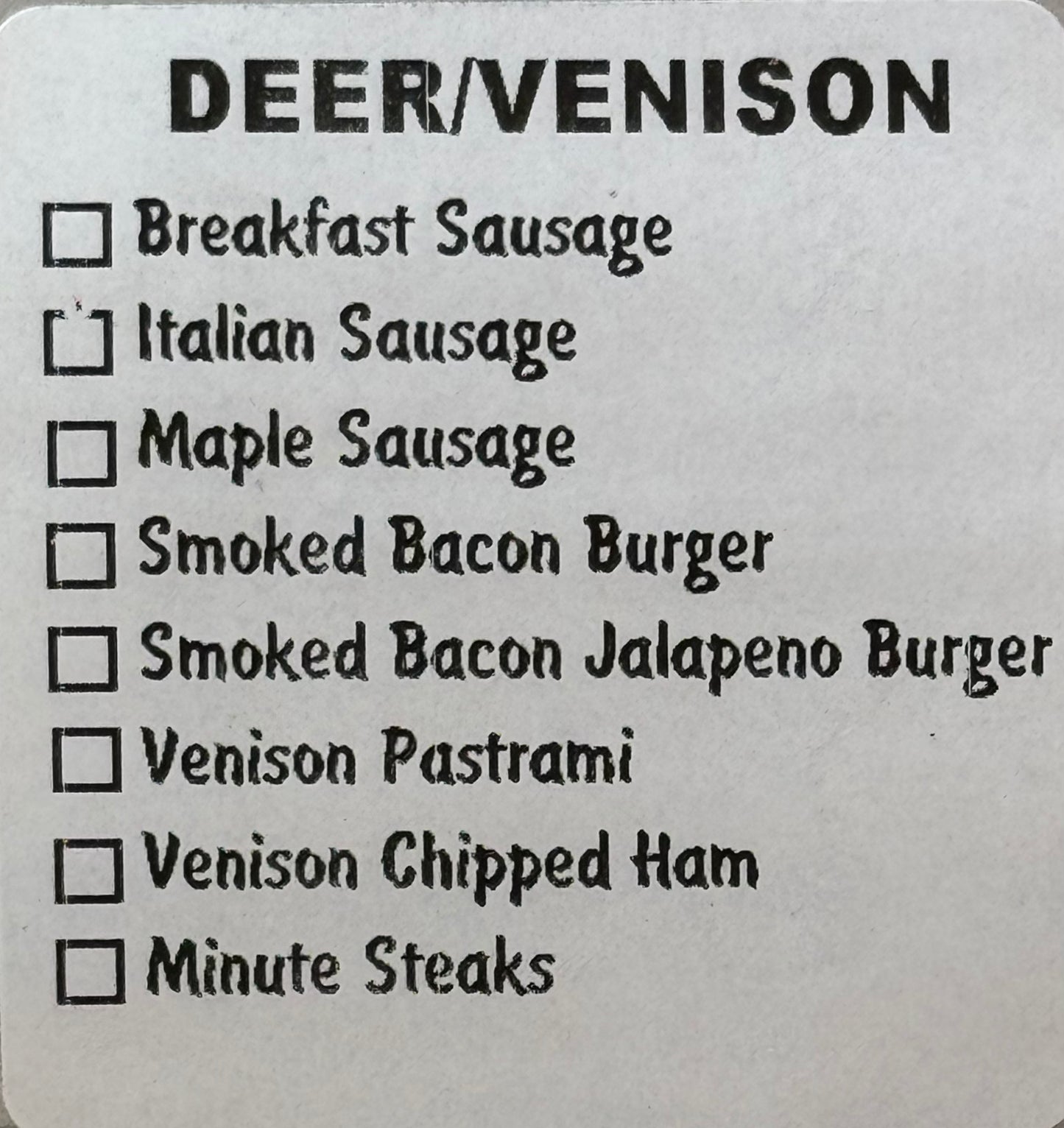 The Chop Shop Custom Labels