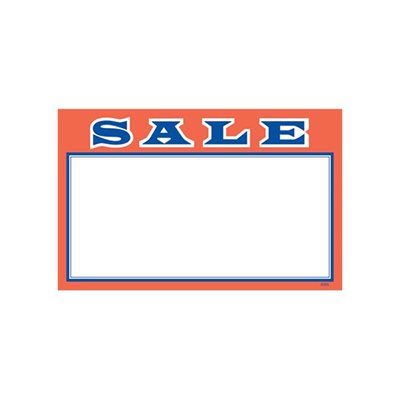 5.5" x 7" SALE Grocery Store Sign Blanks