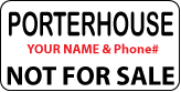 PORTERHOUSE Not For Sale Labels