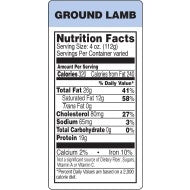 Lamb stock Nutrition Facts