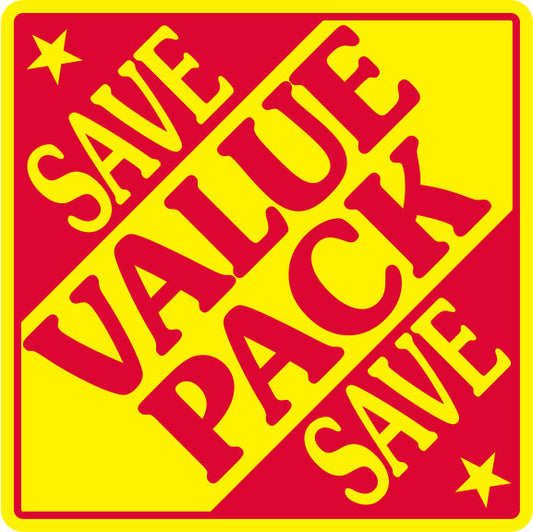 Value Pack Save Labels, Stickers