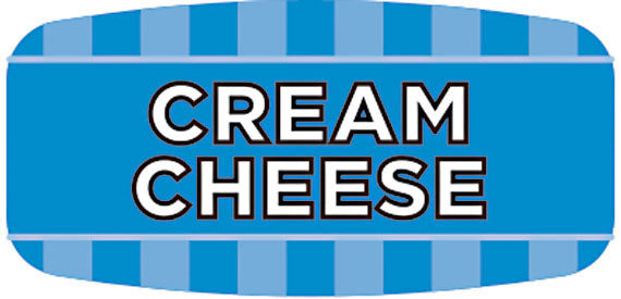 Cream Cheese Flavor Labels, Cream Cheese Flavor Stickers