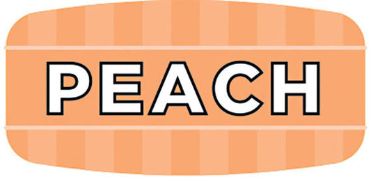 Peach Flavor Label, Peach Flavor Stickers