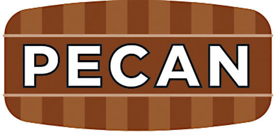 Pecan Flavor Labels, Pecan Flavor Stickers