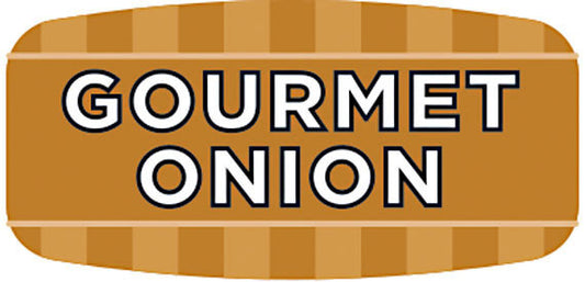 Gourmet Onion Flavor Labels, Gourmet Onion Flavor Stickers