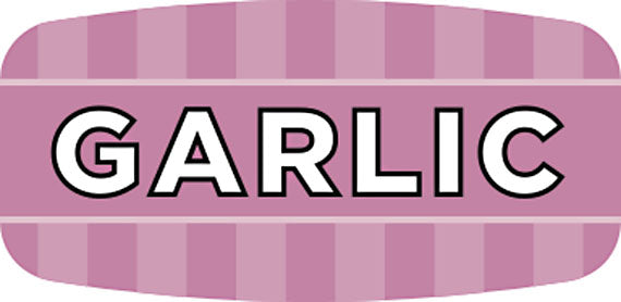 Garlic Flavor Labels, Garlic Flavor Stickers