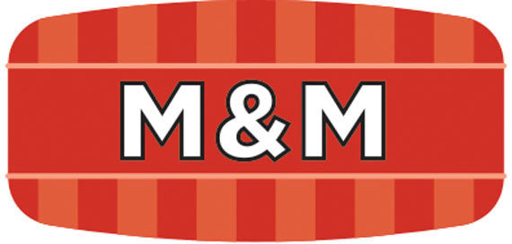 M&M Bakery Flavor Labels, M&M Flavor Stickers