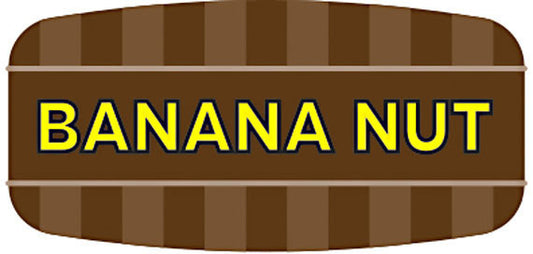 Banana Nut Flavor Labels, Banana Nut Flavor Stickers