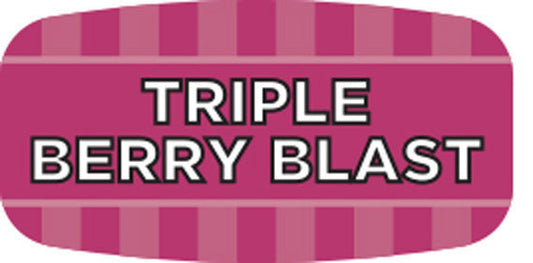 Triple Berry Blast Flavor Labels, Triple Berry Blast Stickers