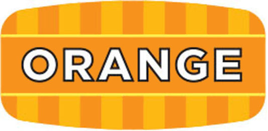 Orange Flavor Labels, Orange Flavor stickers