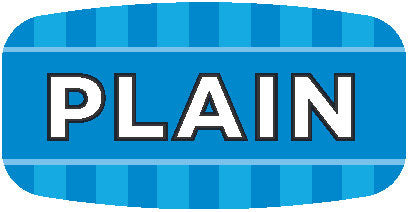 Plain Flavor Labels, Plain Flavor Stickers
