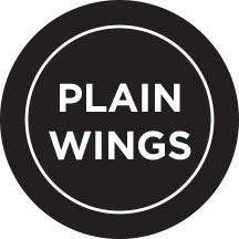 Plain Wings Labels, Plain Wings Stickers