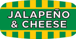Jalapeno and Cheese Flavor Labels, Jalapeno & Cheese Stickers