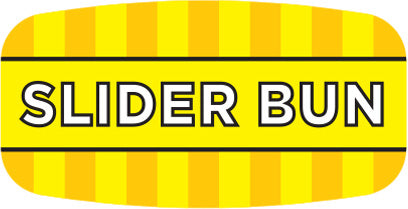 Slider Bun Labels, Slider Bun Stickers