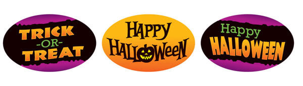 Happy Halloween Labels