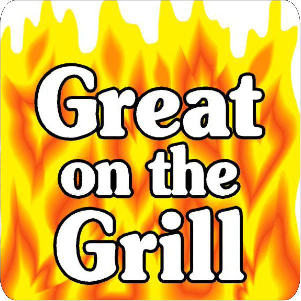 Great On The Grill Labels, Great on the Grill Stickers