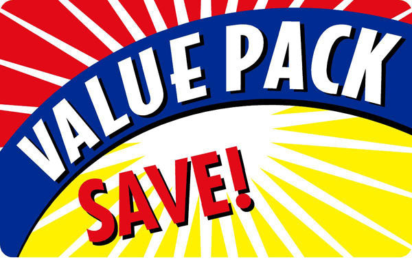 Value Pack Save Labels, Stickers