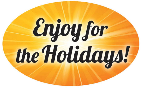 Enjoy for the Holidays Label